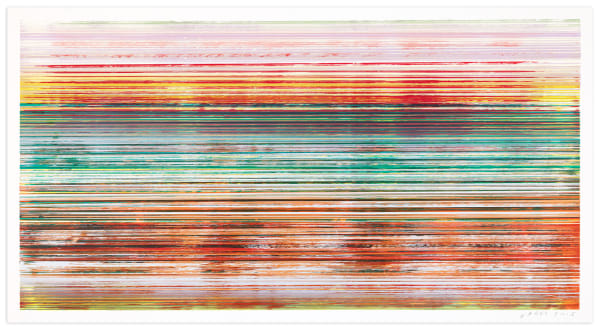 James Jamie Nares Durham Press Iron Horse Series Screenprint monoprints