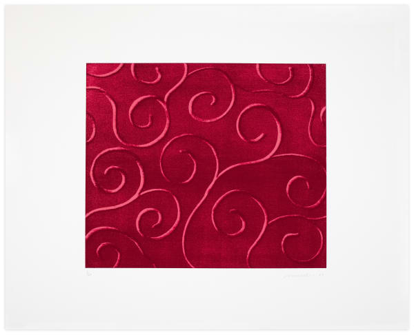 Antonio Murado Ocho Láminas (red swirls) Edition Print