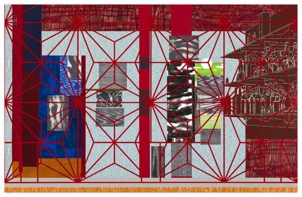 Hurvin Anderson Durham Press Welcome Series Little Tobago Woodblock Screenprint Print Edition