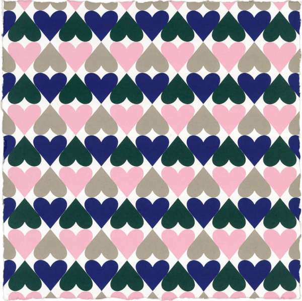 Polly Apfelbaum, There Are Many Hearts (Baby Heart) 7, 2020