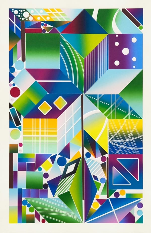 Polly Apfelbaum, Atomic Mystic Aura 15, 2017