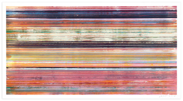 James Jamie Nares Durham Press Iron Horse Series Screenprint monoprints