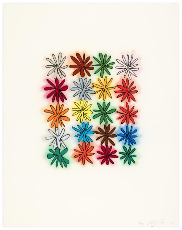 Polly Apfelbaum Durham Press Flower Garden Edition Print