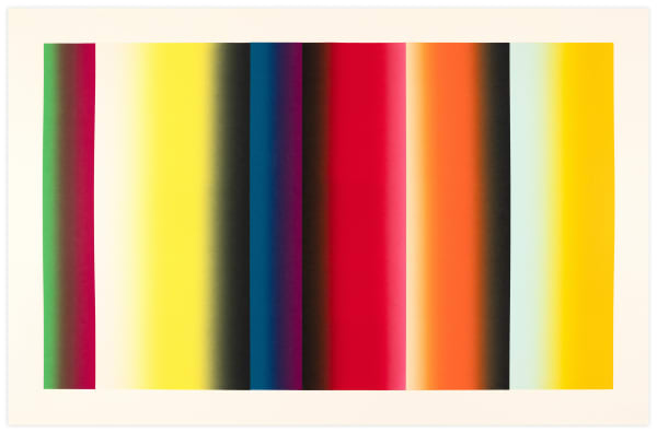 Polly Apfelbaum Byzantine Rocker 1 Mono Print