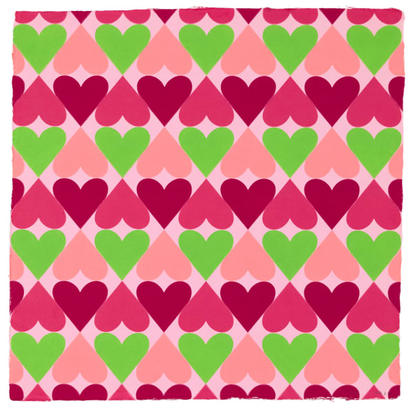 Polly Apfelbaum Heart & Soul Pink Print Edition