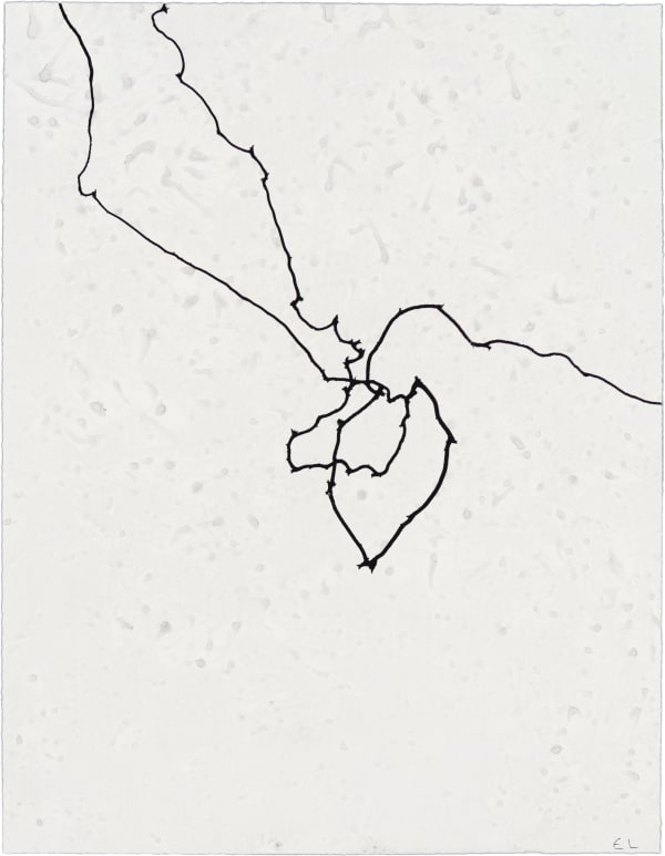 Emil Lukas Double Event Larva 1894 Mono Print