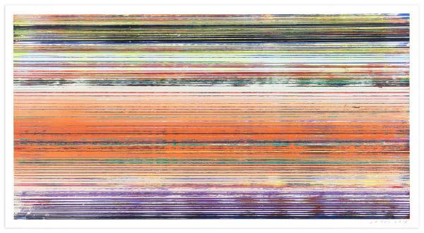 James Jamie Nares Durham Press Iron Horse Series Screenprint monoprints