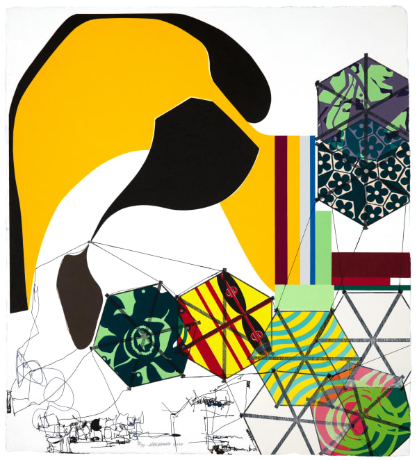 Jacob Hashimoto, The Necessary Invention of the Mind, IX, 2020