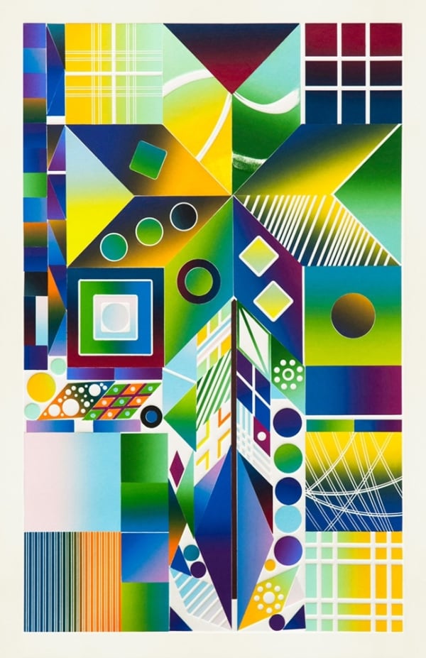 Polly Apfelbaum, Atomic Mystic Aura 14, 2017