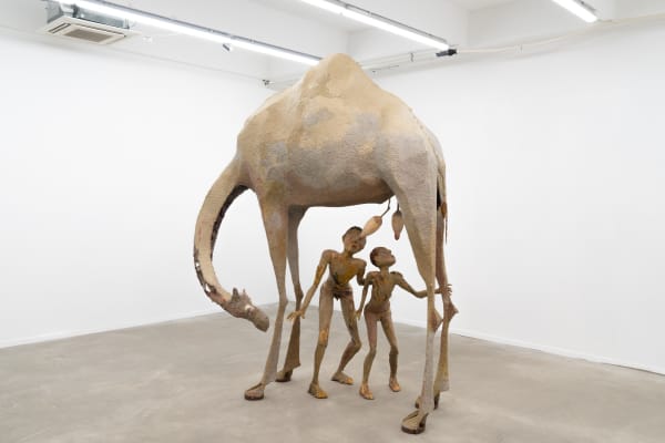 Sigalit Landau, ISHMAEL, ISAAC AND SHE-CAMEL, 2023