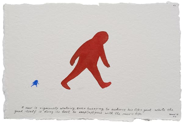 Nedko Solakov, Stories in Colour (67), 2017