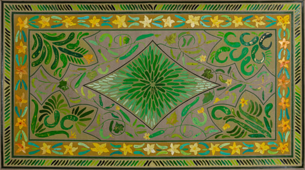 Elham Rokni, Don’t Sit on the Cucumber Rug, 2019