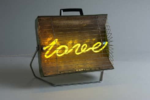 Sigalit Landau, Neon Oven Love Y, 2013