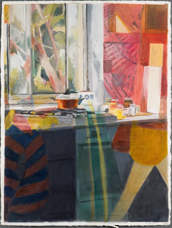 Vered Nachmani, The Kitchen Reflected in Orna Bromberg’s Painting IV, 2015