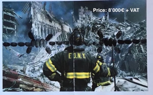 Mircea Cantor, Chaplet (9/11), 2017