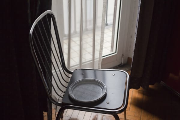 Yossi Breger, Plate on a Chair, Rome, 2010
