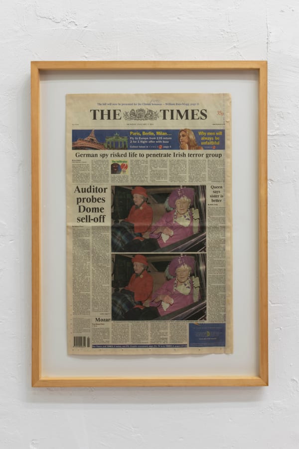 Pierre Bismuth, TheTimes (Sister is Better), 2000