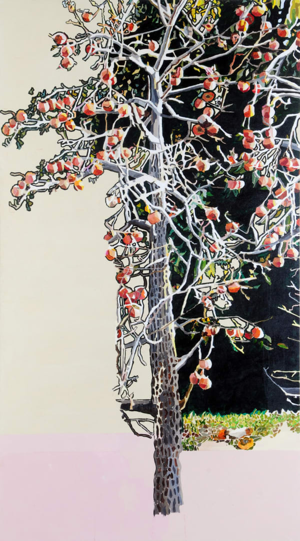 Vered Nachmani, View of the Persimmon Grove – Fifth Panel, 2010