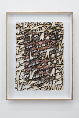 Ariel Schlesinger, Untitled (Burnt papers), 2017