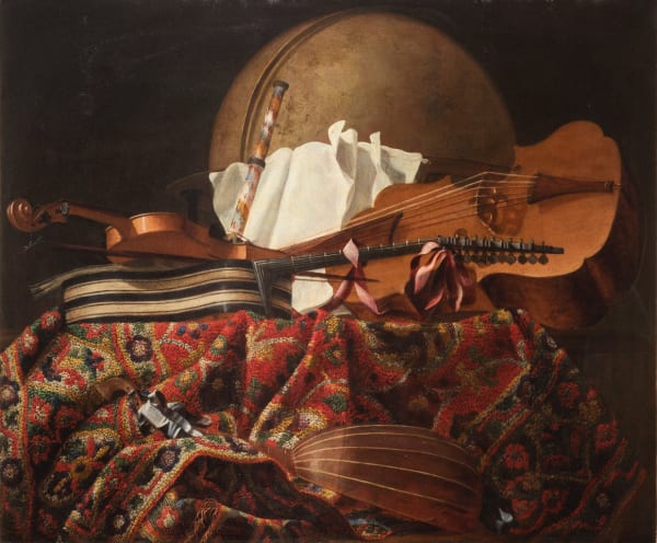 Domenico Fioravanti, Still Life with Musical Instruments