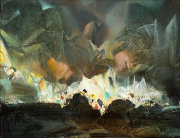 朱德群 Chu Teh-Chun, Géométries de rêve, 1995-1996