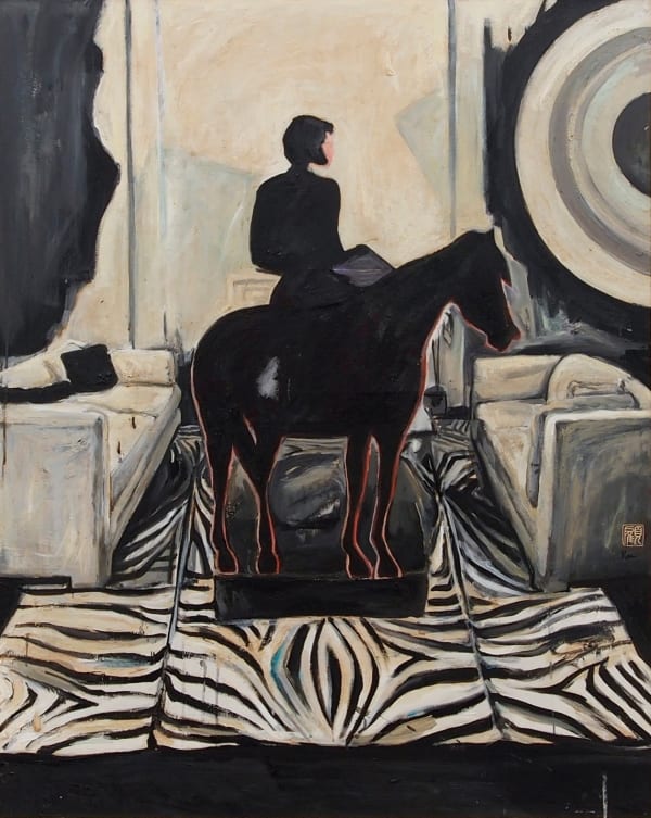 顧福生 Ku FuSheng, 斑馬線 Interior Traffic, 1985