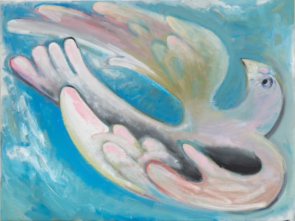 安通庫恩斯特 Antone Könst, Dove (Falling Away), 2022