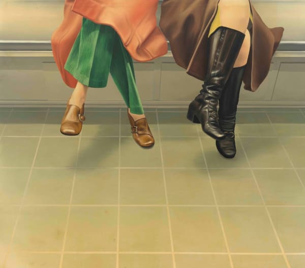 陳昭宏 Hilo Chen, Two Ladies in the train, 1972