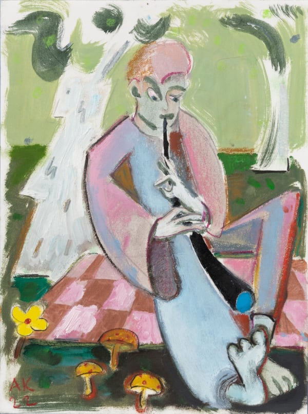 安通庫恩斯特 Antone Könst, Six Paper Paintings, 2022