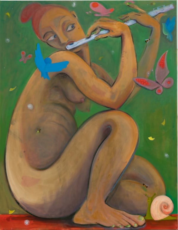 安通庫恩斯特 Antone Könst, Flute Player, 2022