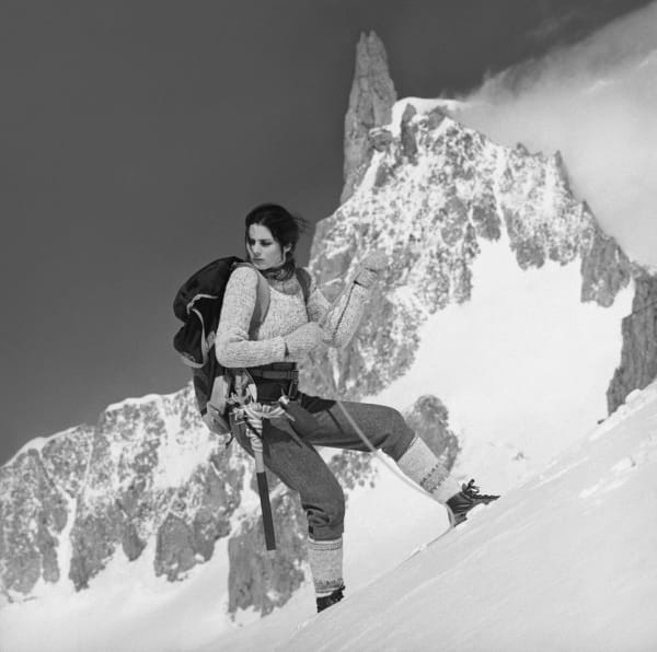Albert Watson, Karen Howard, Courmayeur, Italy, 1979
