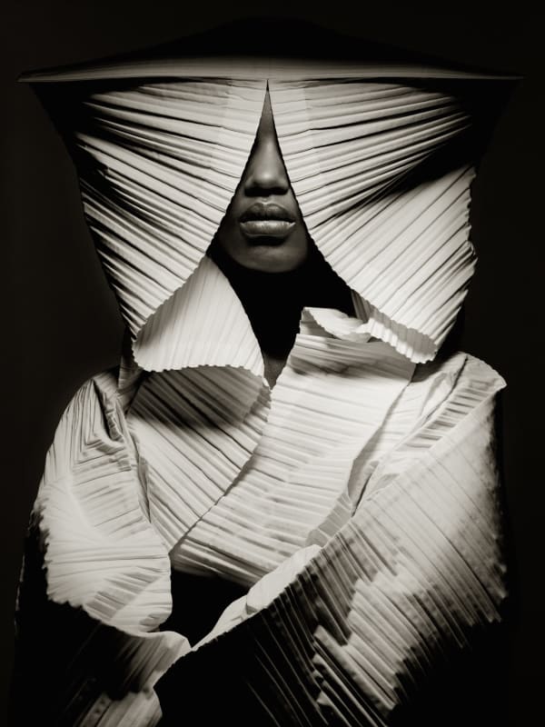 Albert Watson, Sebastian in Issey Miyake, New York City, 1989