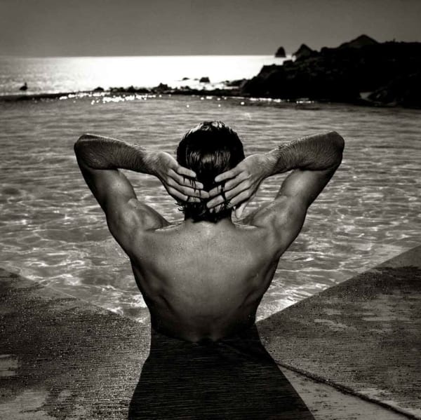 Albert Watson, Michael Castellano in Pool, Baja California, 1979