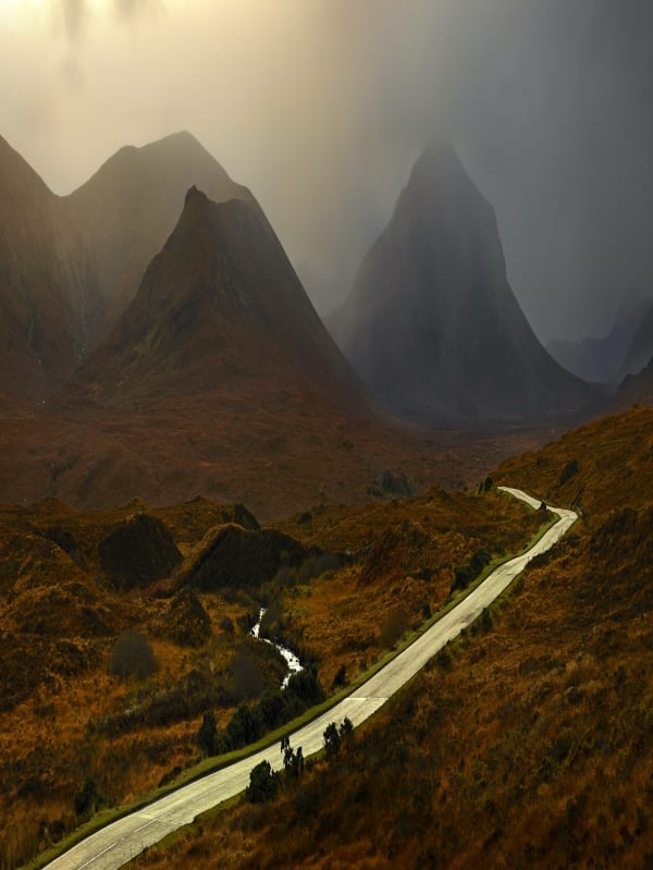 Albert Watson, Red Cuillins Road, Isle of Skye, 2013