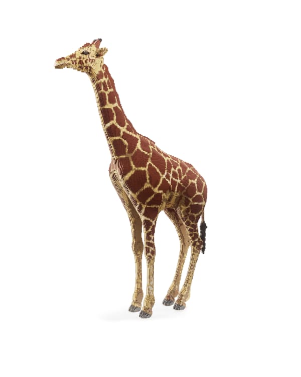 Dean West & Nathan Sawaya, Giraffe, 2019