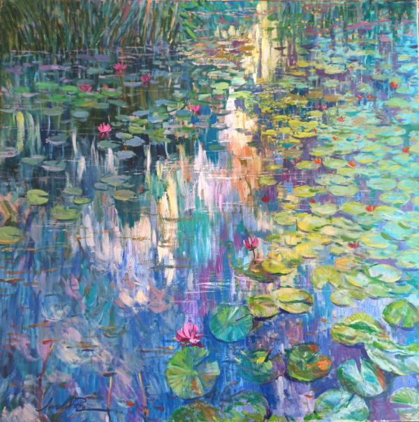 Juan del Pozo, Water Lilies in Summer, 2022