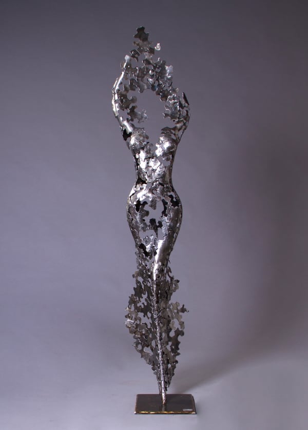 Nimrod Messeg Selene Iron sculpture 134 x 29 x 24 cm 52 3/4 x 11 7/16 x 9 7/16 in