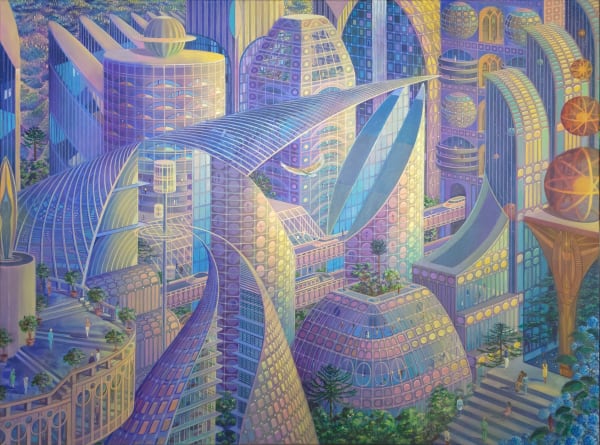 Caio Locke Circadia Acrylic on canvas 91 x 121.5 cm 47 7/8 x 35 7/8 in