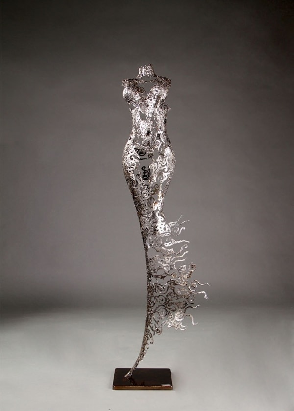 Nimrod Messeg Dawn Iron sculpture 120 x 32 x 30 cm 47 1/4 x 12 5/8 x 11 13/16 in