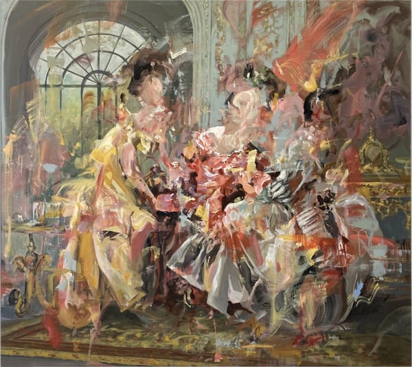 Dairo Vargas, Ladies in waiting, 2021