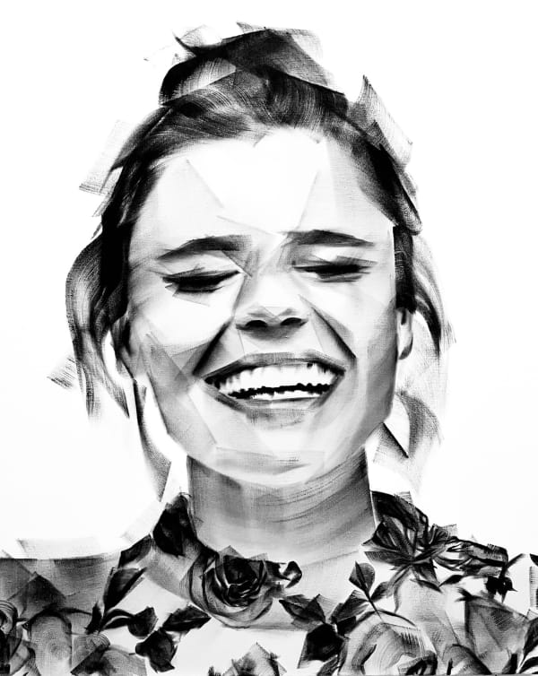 Marion Cadet Effervescente , 2023 Oil on canvas 100 x 81 cm 39 3/8 x 31 7/8 in