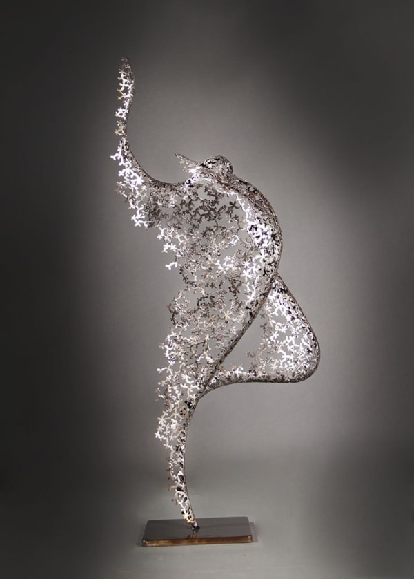 Nimrod Messeg Tania Iron sculpture 114 x 26 x 55 cm 44 7/8 x 10 1/4 x 21 5/8 in