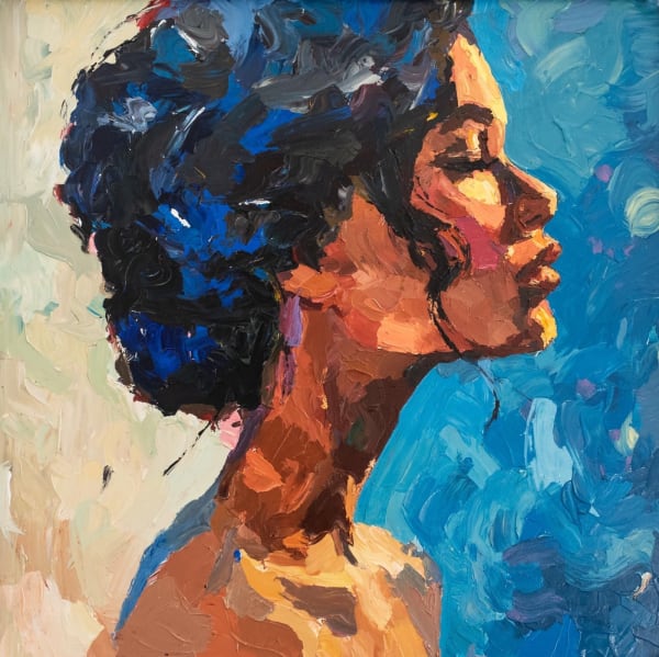 Zara Muse Tranquility Acrylic on dibond support Including frame: 108 x 108 cm