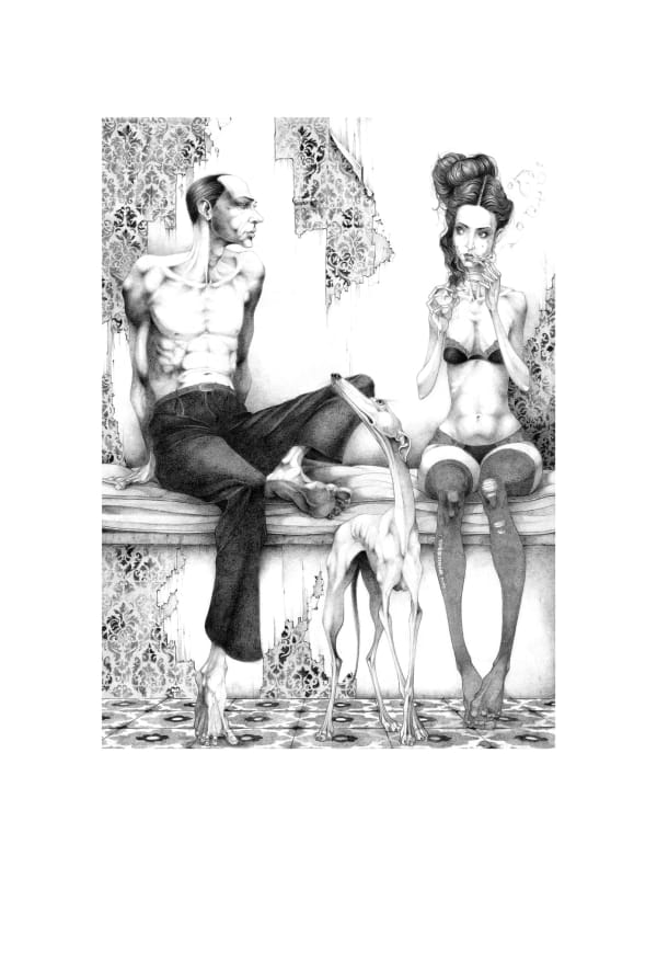 Adolfo Arenas Alonso Hidromiel. PRINT Giclée&Iris print on superalpha paper 250g. 111 x 76 cm 29 7/8 x 43 3/4 in