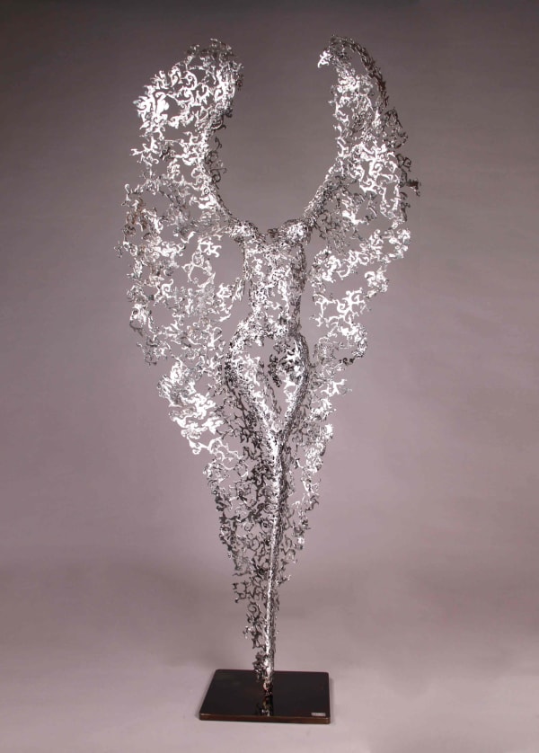 Nimrod Messeg Dogoda, 2020 Iron sculpture 65 3/4 x 26 3/4 x 10 1/4 in 167 x 68 x 26 cm