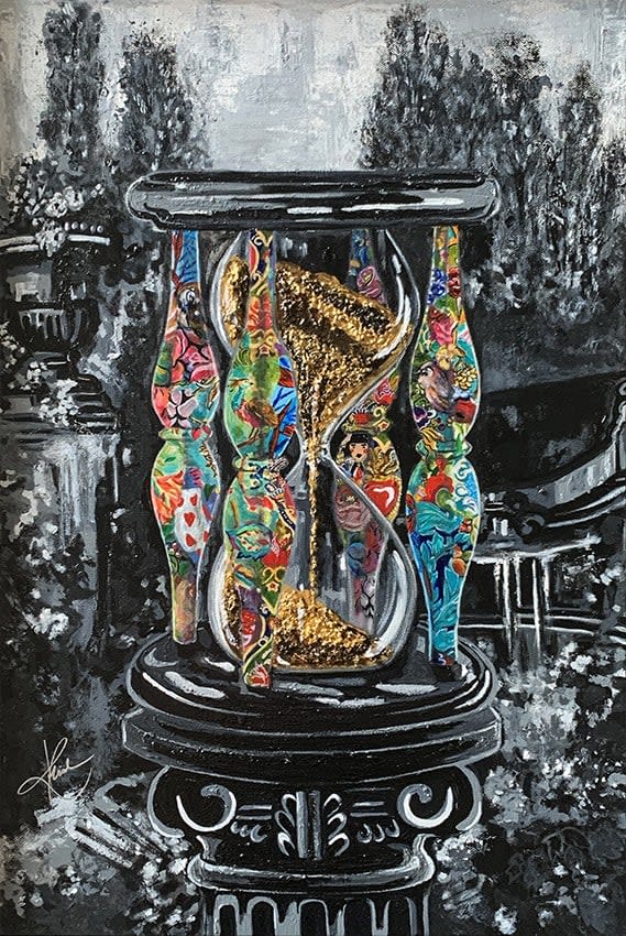 Kristel Bechara Sands of Time Acrylic on canvas 60 x 40 cm 23 5/8 x 15 3/4 in