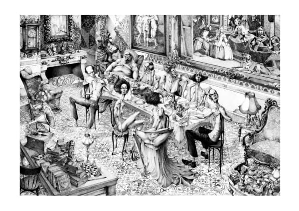 Adolfo Arenas Alonso Sine Nobilitate. PRINT Giclée&Iris print on superalpha paper 250g. 76 x 111 cm 29 7/8 x 43 3/4 in