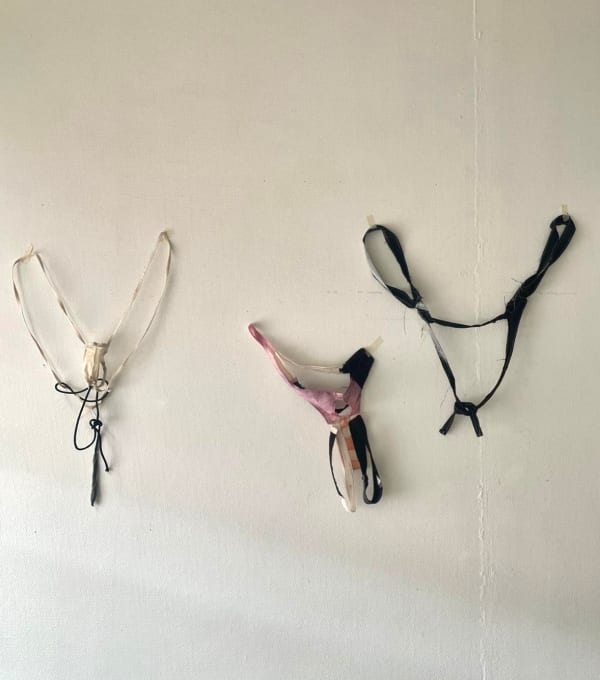 Daniele Formica, Unplanned Underwear #1, #2, and #3, 2025