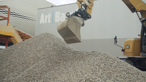 Lara Almarcegui, Gravel, Art Basel, 2018