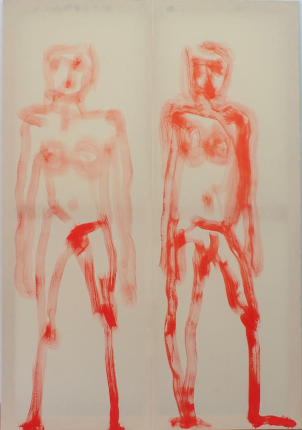Daniele Formica, Two Standing Pauses (a couple), 2025